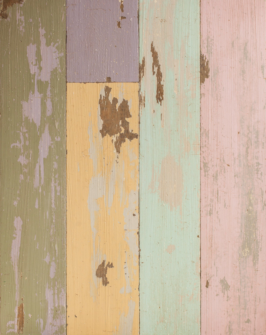 Multi-Coloured Painted Oak Floor & Cladding