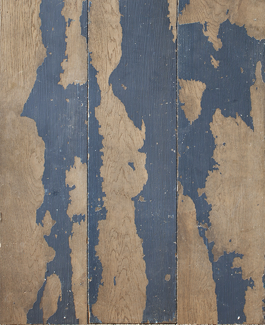 blue painted engineered oak flooring