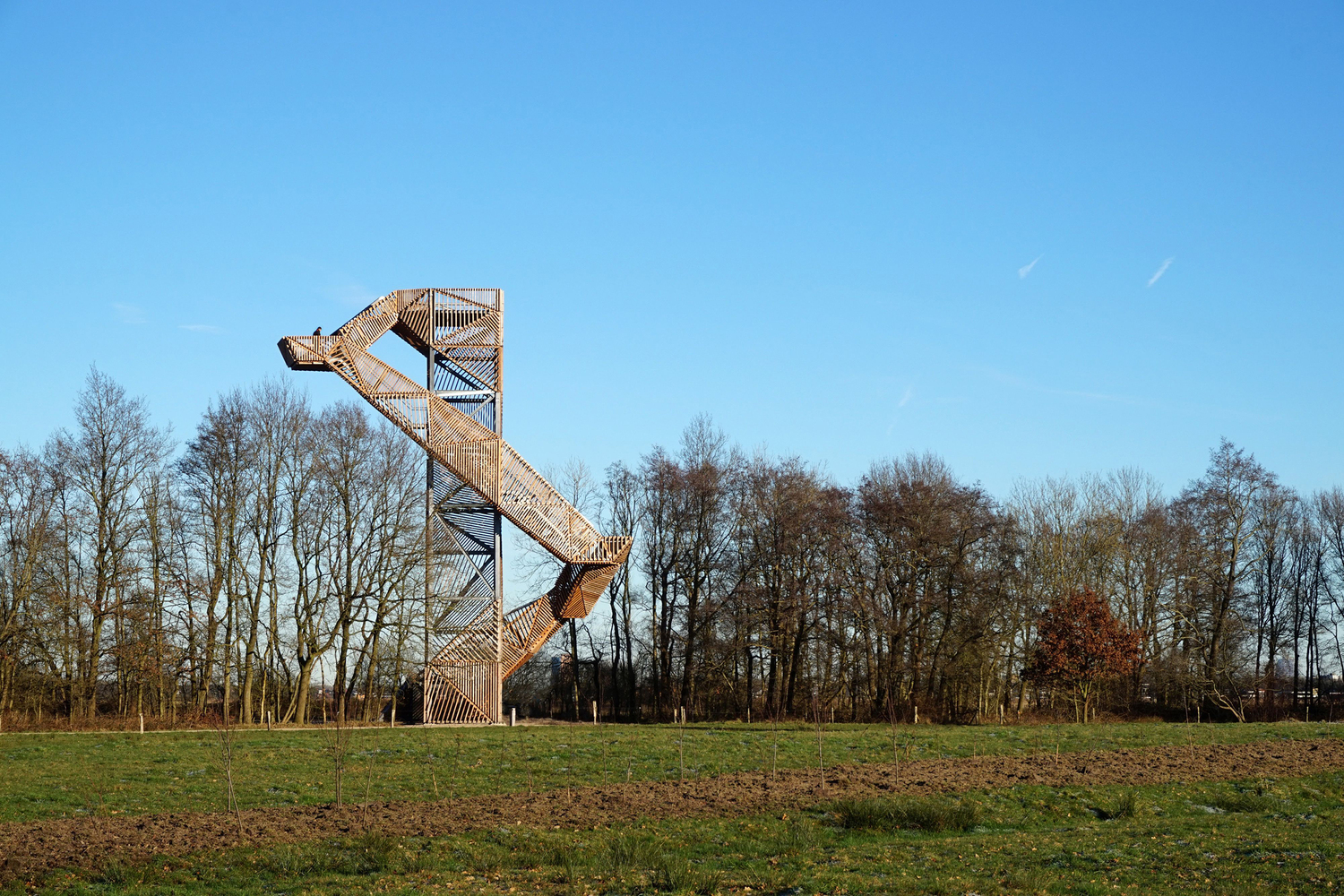 De Onlanden Observation Tower by Ateliereen Architecten